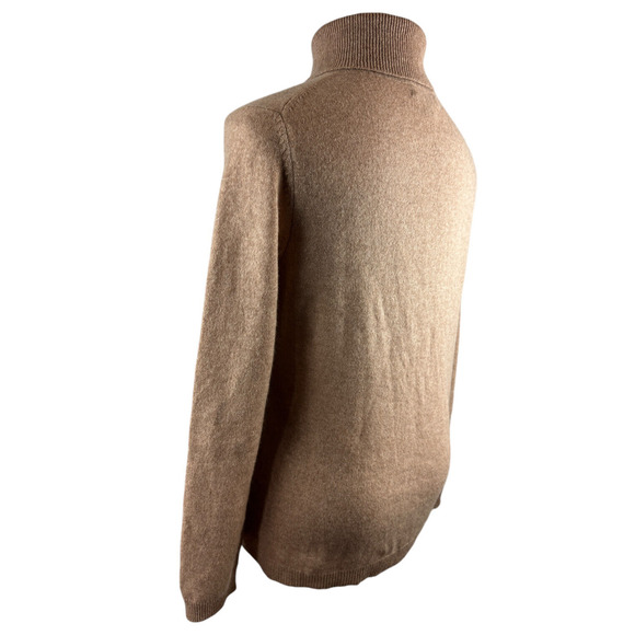 Cashmere Charter Club Luxury Turtleneck Pullover Sweater Brown Women's Size XL - Picture 8 of 12